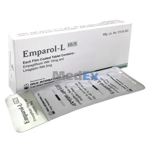 Emparol-L 10 mg+5 mg Packaging