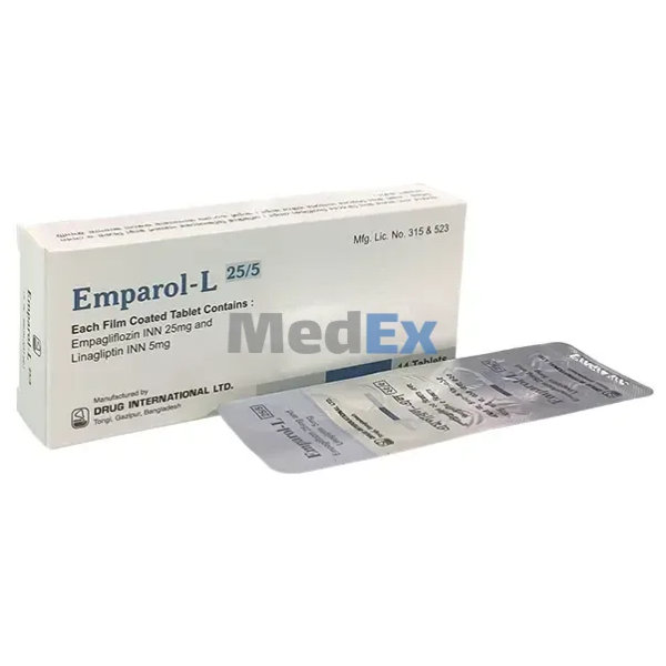 Emparol-L 25 mg+5 mg Packaging
