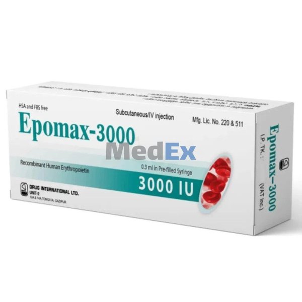 Epomax 3000 IU Packaging