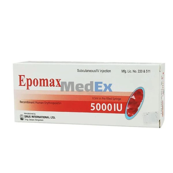 Epomax 5000 IU Packaging