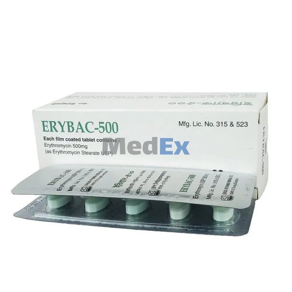Erybac 500 mg Packaging