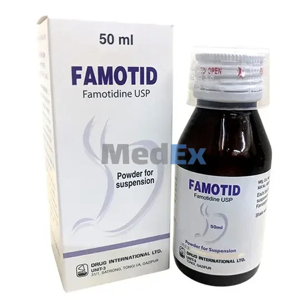 Famotid 40 mg/5 ml Packaging