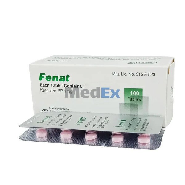 Fenat 1 mg Packaging