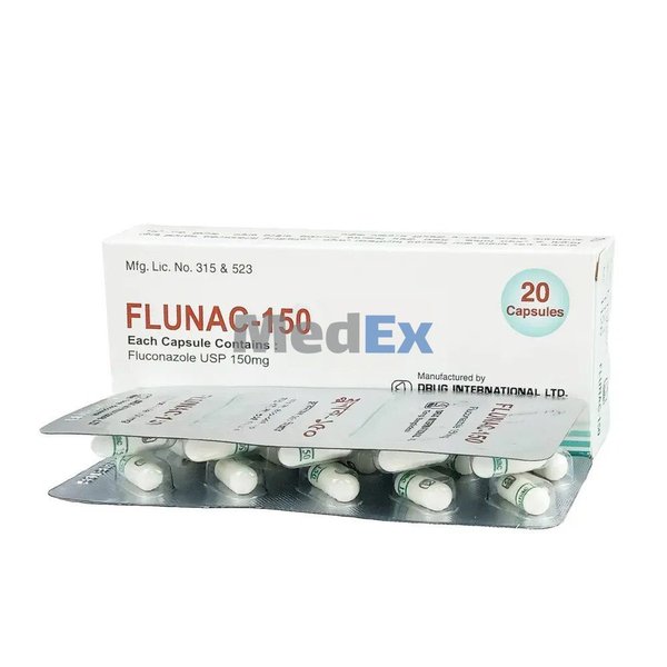 Flunac 150 mg Packaging