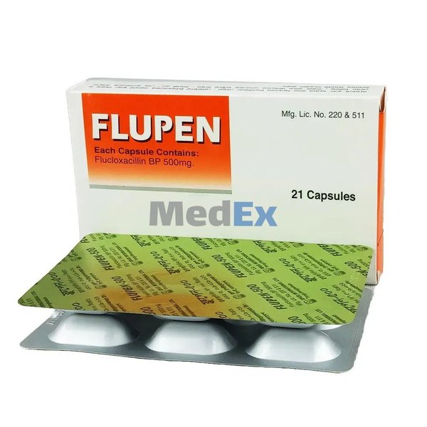 Flupen 500 mg Packaging