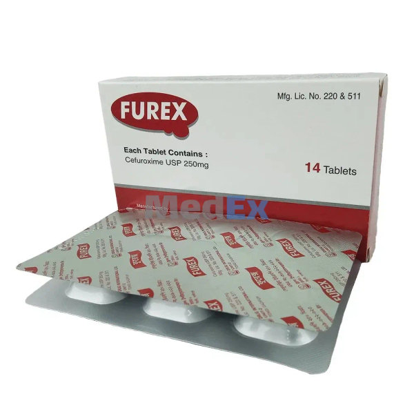Furex 250 mg Packaging