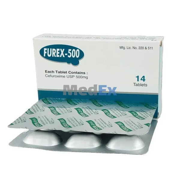 Furex 500 mg Packaging