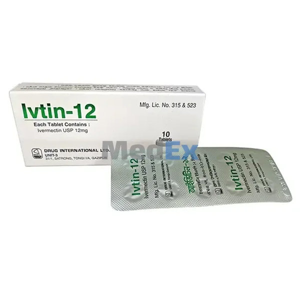 Ivtin 12 mg Packaging