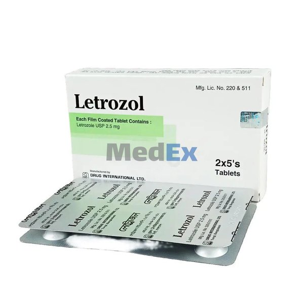 Letrozol 2.5 mg Packaging