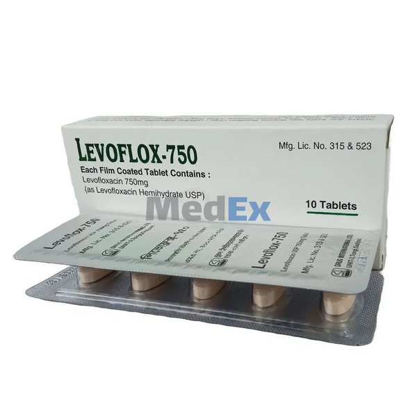 Levoflox 750 mg Packaging