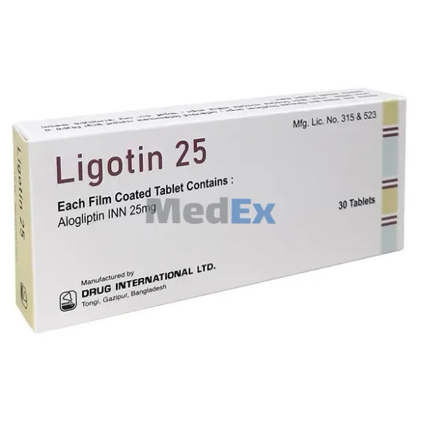 Ligotin 25 mg Packaging