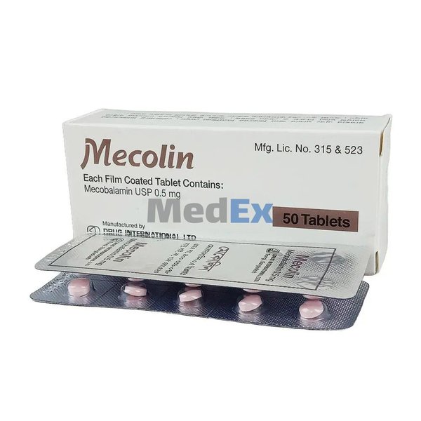 Mecolin 500 mcg Packaging