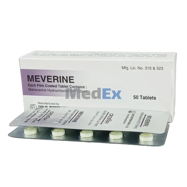 Meverine 135 mg Packaging