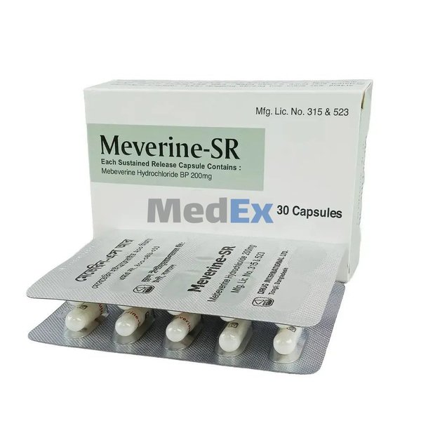 Meverine SR 200 mg Packaging