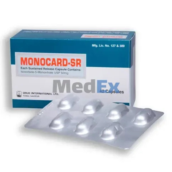 Monocard-SR 50 mg Packaging
