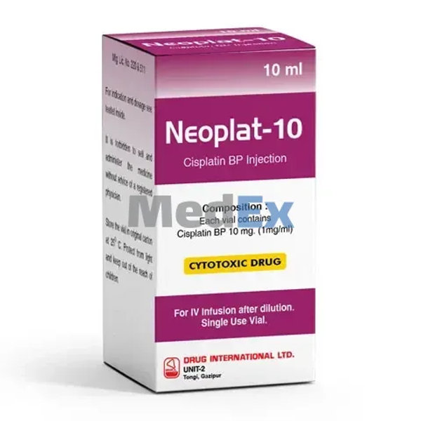 Neoplat 1 mg/ml Packaging