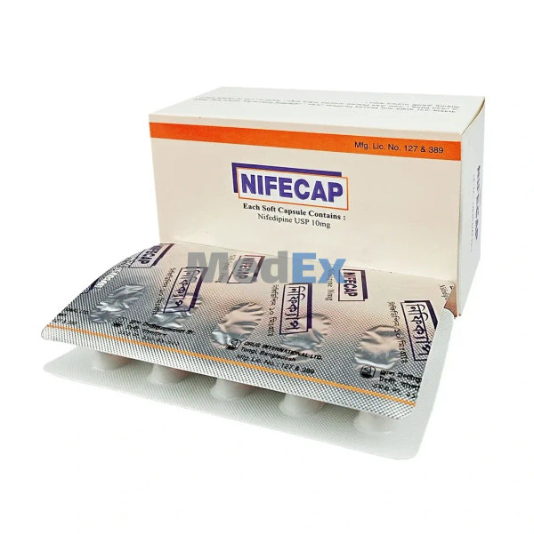 Nifecap 10 mg Packaging