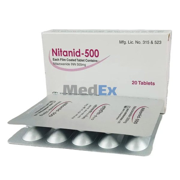 Nitanid 500 mg Packaging