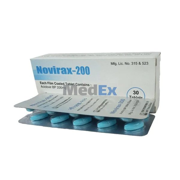 Novirax 200 mg Packaging