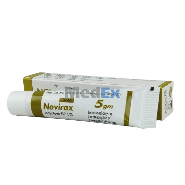 Novirax 5% w/w Packaging