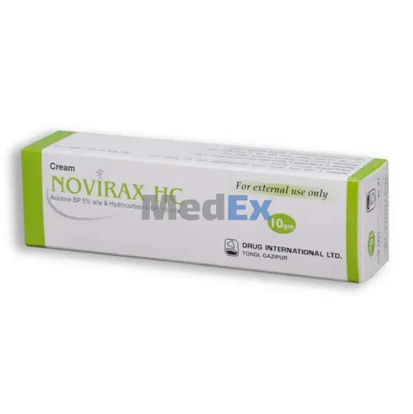 Novirax HC 5%+1% Packaging