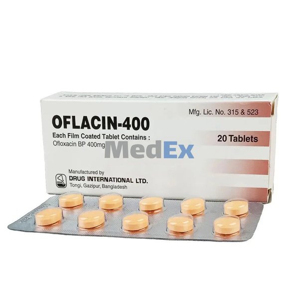 Oflacin 400 mg Packaging