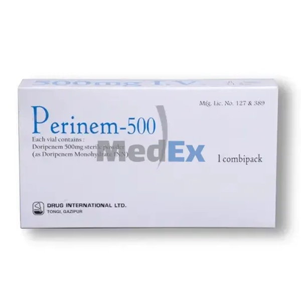 Perinem 500 mg/vial Packaging