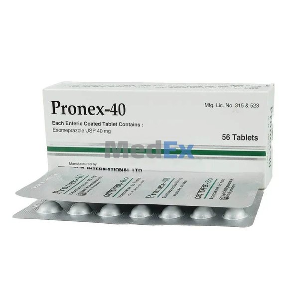 Pronex 40 mg Packaging