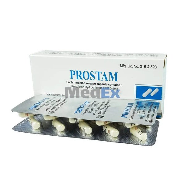 Prostam 0.4 mg Packaging