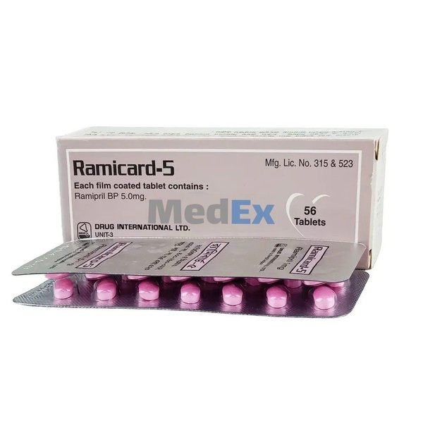 Ramicard 5 mg Packaging