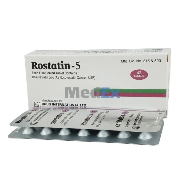 Rostatin 5 mg Packaging