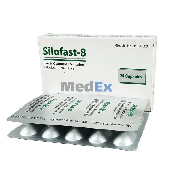 Silofast 8 mg Packaging