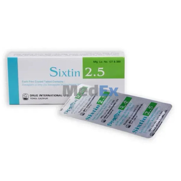 Sixtin 2.5 mg Packaging
