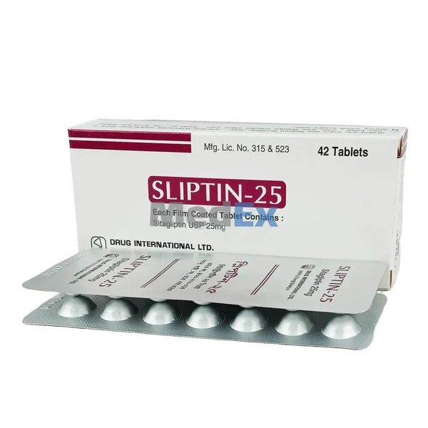 Sliptin 25 mg Packaging
