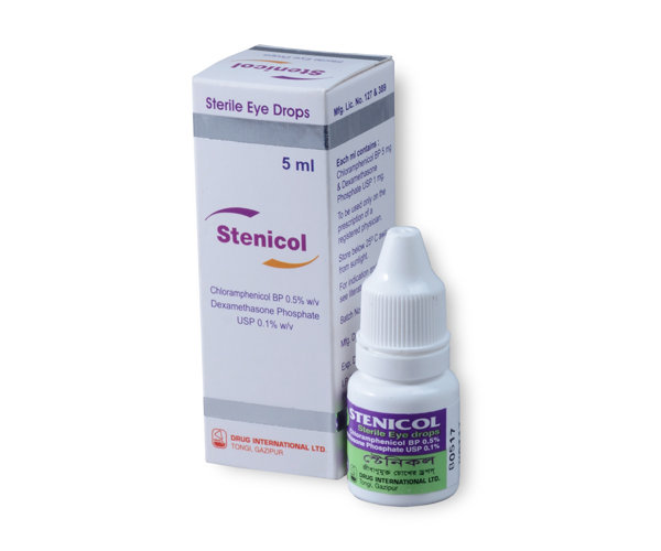 Stenicol 0.1%+0.5% Packaging