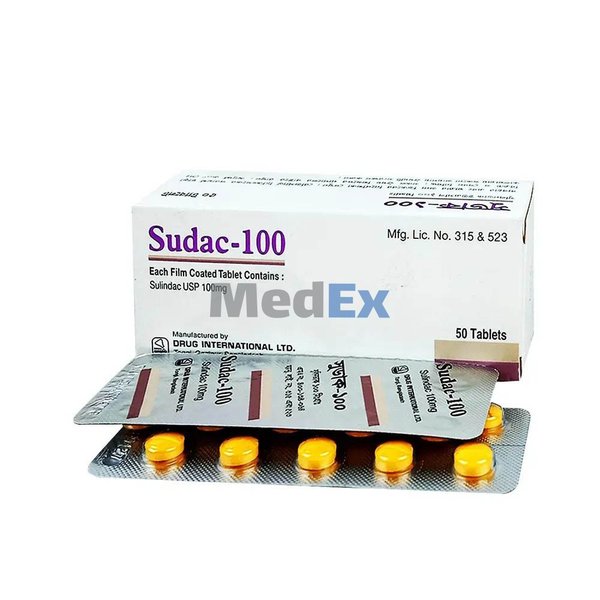 Sudac 100 mg Packaging