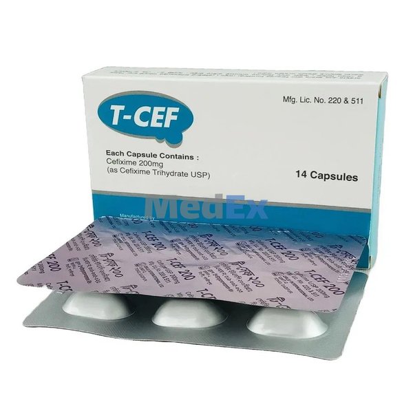 T-Cef 200 mg Packaging