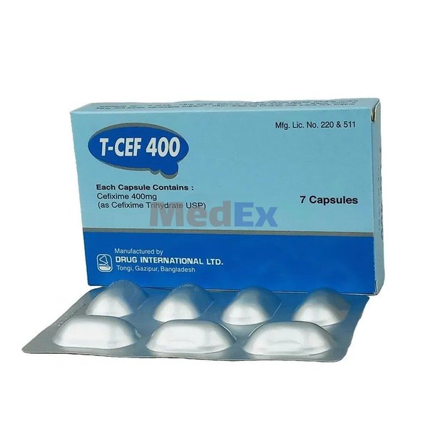 T-Cef 400 mg Packaging