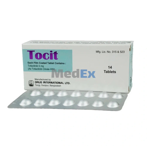 Tocit 5 mg Packaging