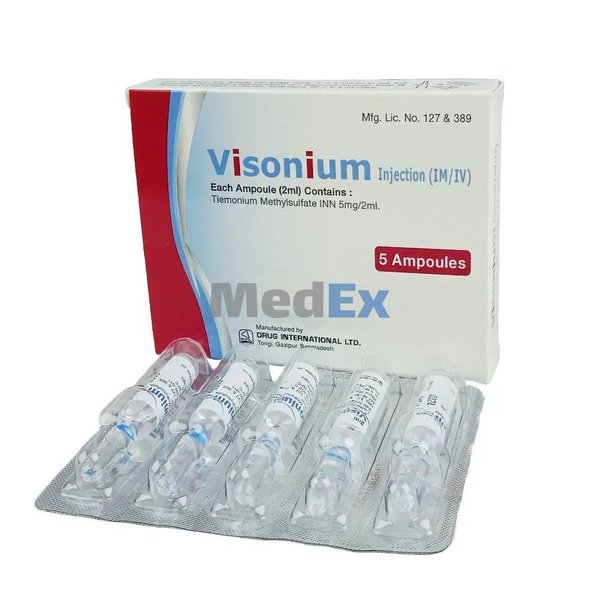 Visonium 5 mg/2 ml Packaging