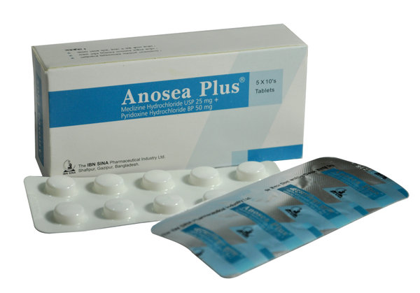 Anosea Plus 25 mg+50 mg Packaging