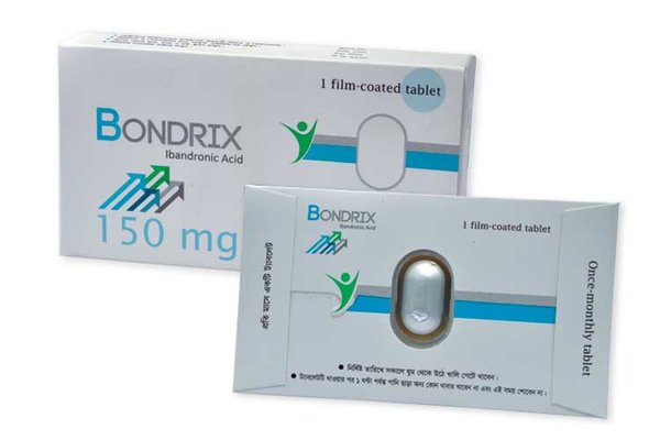 Bondrix 150 mg Packaging