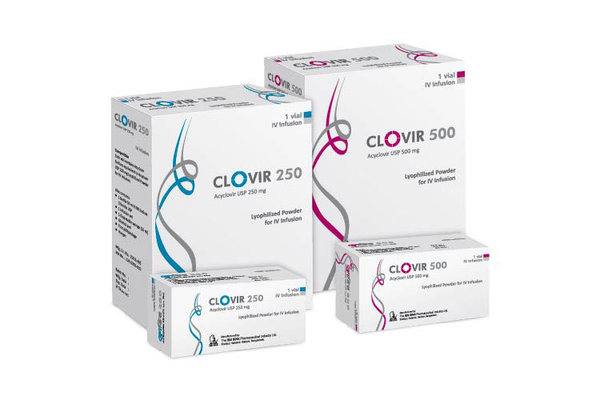 Clovir 200 mg Packaging