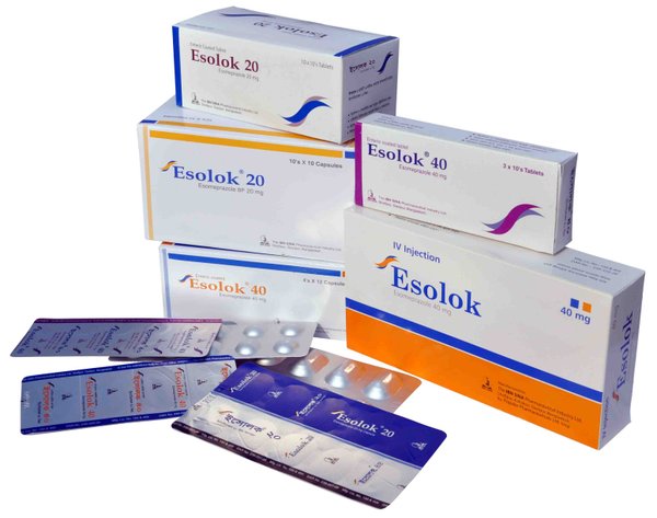 Esolok 40 mg Packaging