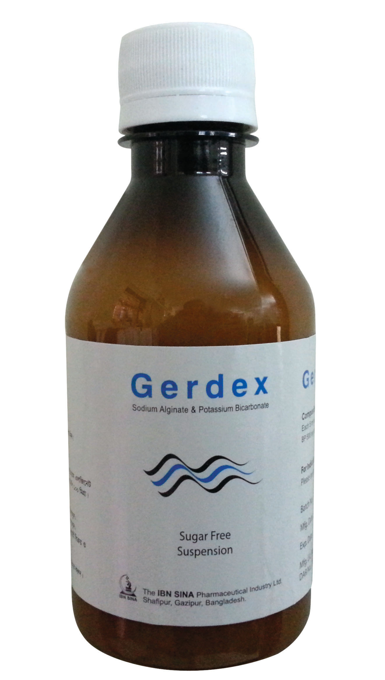 Gerdex (500 mg+100 mg)/5 ml Packaging