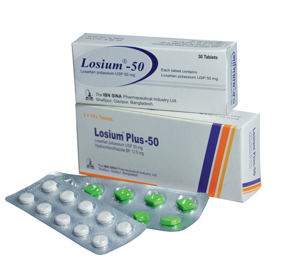 Losium 50 mg Packaging