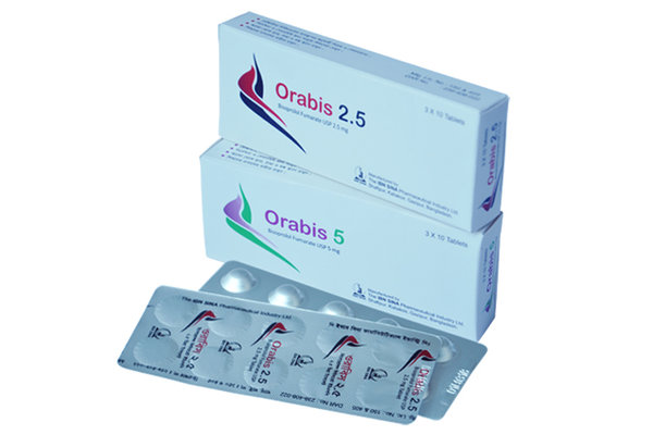 Orabis 5 mg Packaging