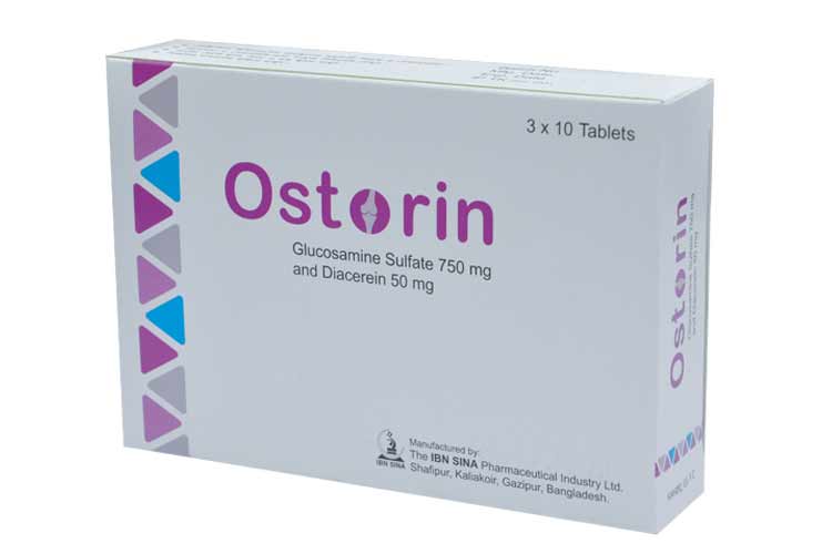 Ostorin 750 mg+50 mg Packaging
