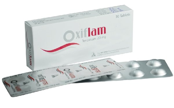 Oxiflam 20 mg Packaging