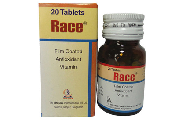 Race 6 mg+200 mg+50 mg Packaging